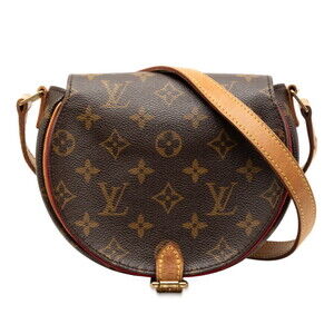 LOUIS VUITTON Brown Monogram Leather Shoulder Bag